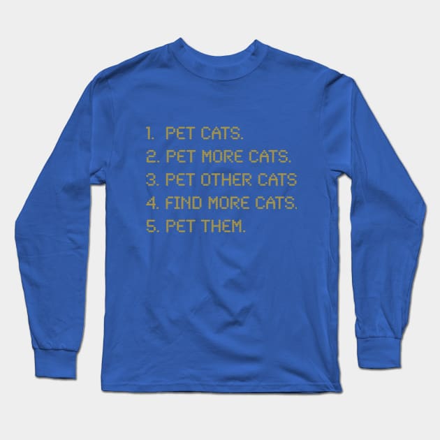 Pet Cats. Long Sleeve T-Shirt by ericamhf86